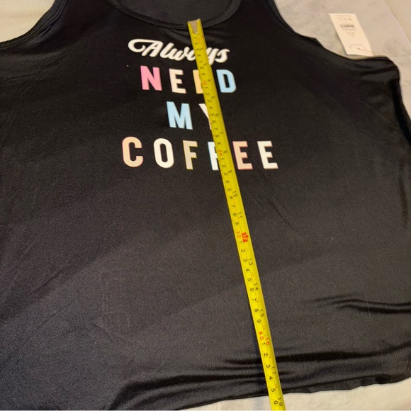 “Always Need My Coffee” Soft Tank Top - XL - Picture 10 of 11